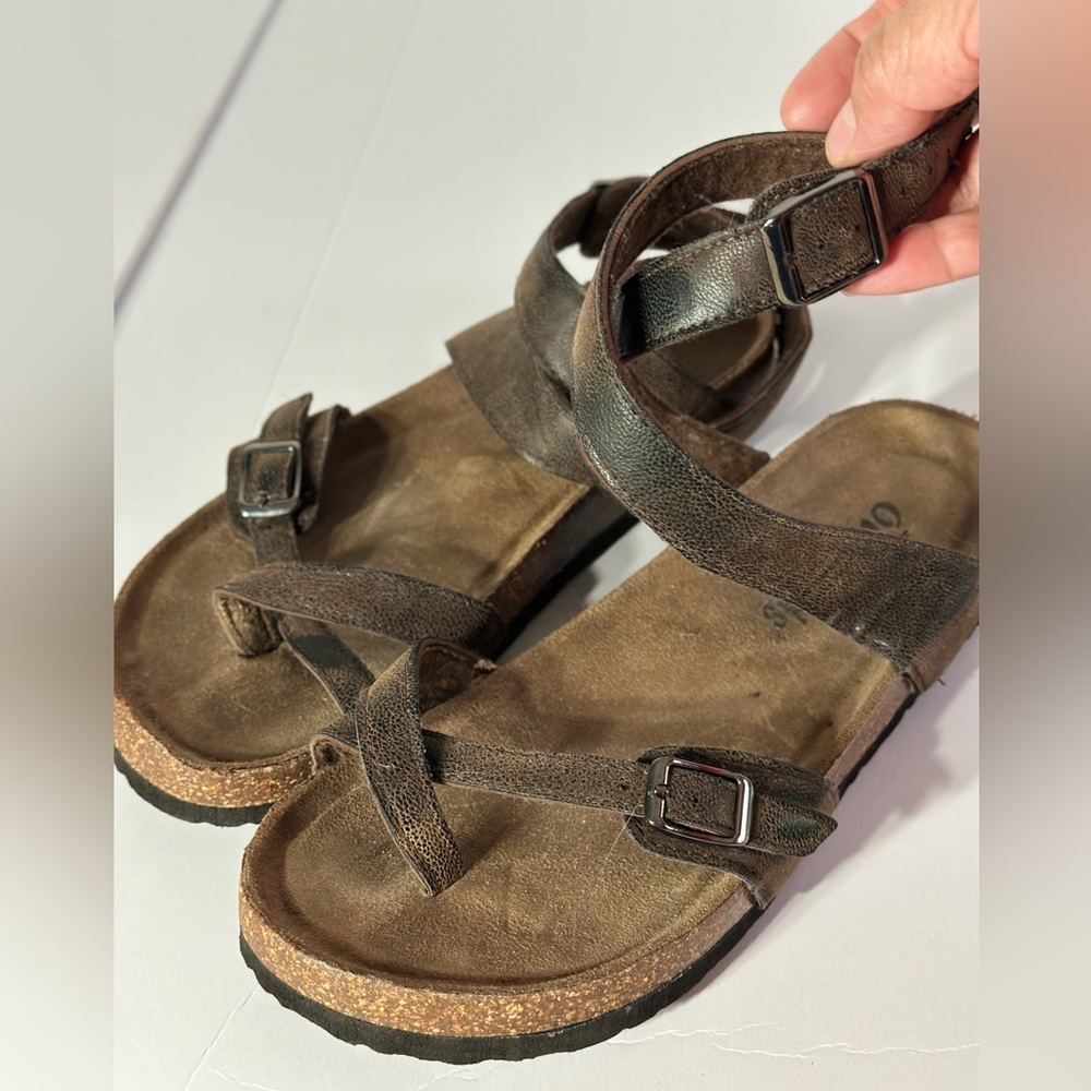 Brown Strappy Sandals
